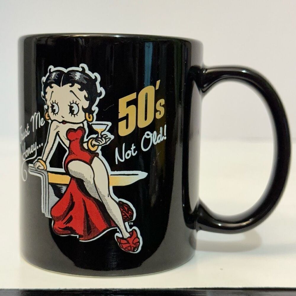 Betty Boop “Just Me Honey 50’s Not Old” Mug